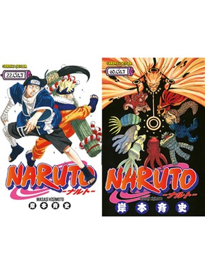 Gerekli Şeyler Yayıncılık Naruto 22 ve Naruto 60 (Masaşi Kişimoto)