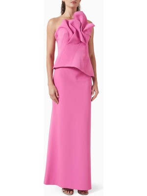 Acler Esher Bubblegum Pembe Kadın Top-Etek Takım