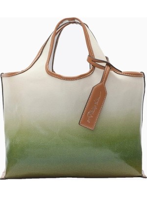 3.1 Phillip Lim Ombre Coated Canvas Kadın Mini Market Tote Çanta