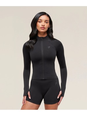 Gymshark Soft Sculpt Fermuarlı Şekillendirici Kadın Spor Ceket