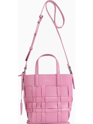 3.1 Phillip Lim Odita Mini Örgülü %100 Deri Kadın Lüks Tasarım Bucket Çanta