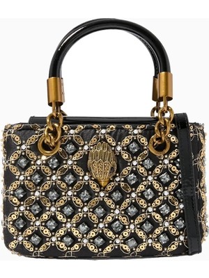 Kurt Geiger Mini Jewel Kensington Taşlı Zincir Askılı, Kadın El ve Omuz Çantası