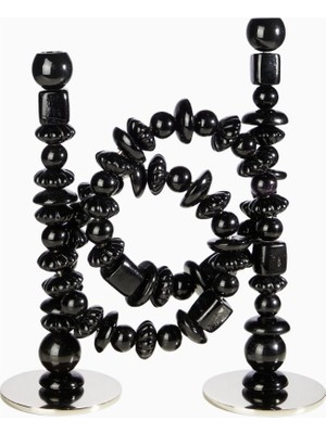 Polspotten Beads Cam Mumluk Çift Mum Yuvalı Tasarım