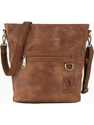 Berliner Bags Siena Vintage Hakiki Deri Kadın Omuz ve Çapraz Çanta