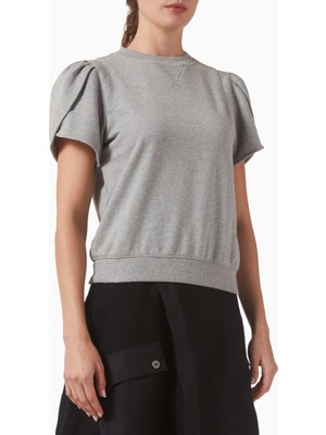 3.1 Phillip Lim Tulip French Terry Crop Kadın Sweatshirt