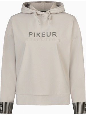 Pikeur Sweater 8281 Kapüşonlu Fonksiyonel Kadın Sweatshirt