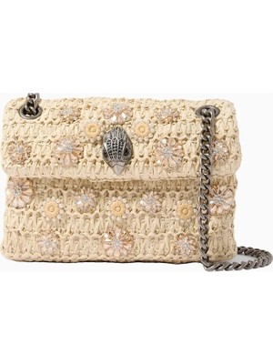 Kurt Geiger Kensington Raffia Effect Mini Zincir Askılı Kadın Çapraz Çanta