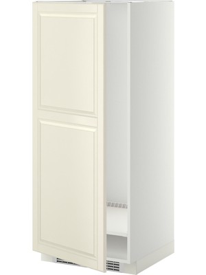 IKEA Modern Beyaz Buzdolabı-Dondurucu Boy Dolabı 60X60X140 cm - Ankastre Buzdolabı ve Dondurucu Için Iskandinav Tarzı Mutfak Boy Dolabı - Sağlam Sunta Yapı