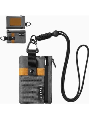 Vulkit Rfıd Korumalı Fermuarlı Minimalist Unisex Cüzdan