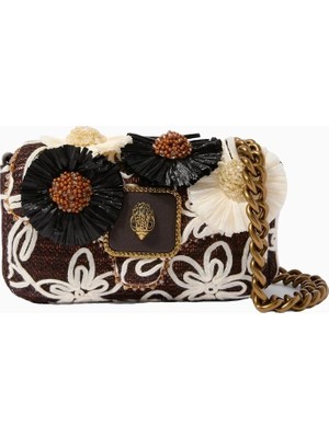 Kurt Geiger Pimlico Flower Nakışlı Mini Kadın Omuz Çantası