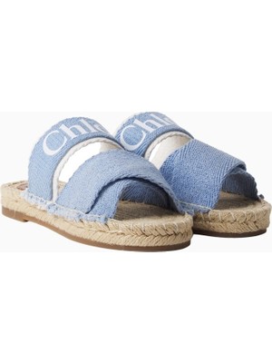 Chloe Chloé Kids Logolu Espadril Kız Çocuk Sandalet