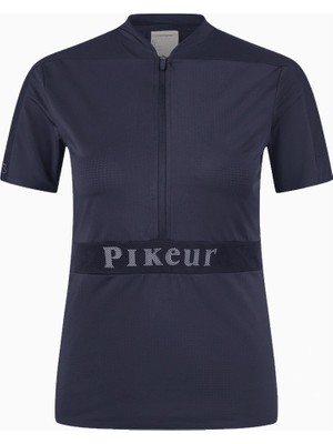 Pikeur Mesh Zip 7234 Lüks Nefes Alabilir Spor Kadın Tişört