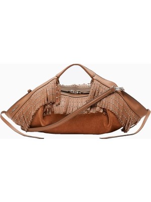 3.1 Phillip Lim Suede Fringe Mini Luna Süet Kadın Çapraz ve El Çantası