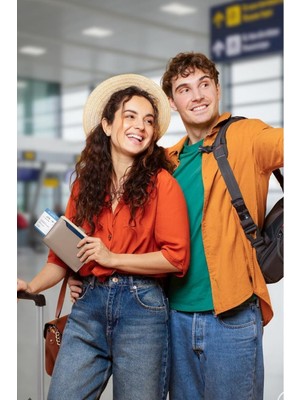 Vulkit Rfıd Korumalı Vegan Deri Unisex Pasaport Cüzdanı