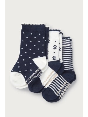 The White Company Organik Pamuklu Bebek Çorap Seti 3'lü (0-4 Yaş)