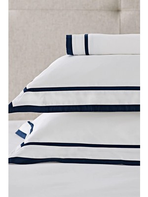 The White Company Hanbury Pamuk Saten Düz Çarşaf 2'li Set