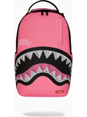 Sprayground Shark Central Pink Embroidered Dlxsv Sırt Çantası