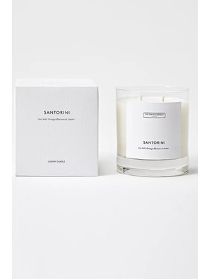 The White Company Santorini Iki Fitilli Kokulu Mum 280 G