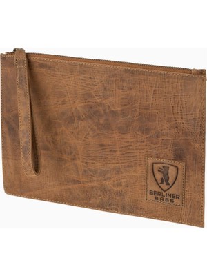 Berliner Bags Dirk Vintage Hakiki Deri Unisex Evrak ve Pasaport Dosyası