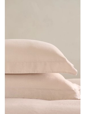The White Company Pure Linen Oxford %100 Keten Yastık Kılıfı