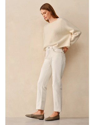 The White Company Marlow Düz Paça Kadın Jean Pantolon