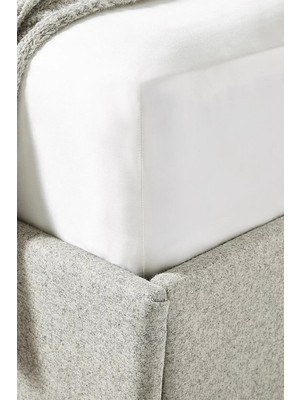 The White Company Audley Saf Dut Ipeği Lastikli Çarşaf