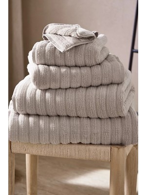 The White Company Rib Hydrocotton %100 Pamuk Büyük Boy Banyo Havlusu