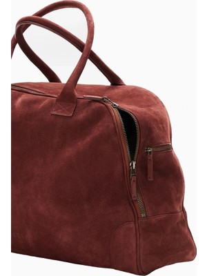 04651 / Trıp In A Bag 356 Süet Weekender Unisex Seyahat Çantası