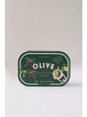 Anthropologie Paddywax Bistro Incir ve Zeytin Kokulu Teneke Mum 127 G