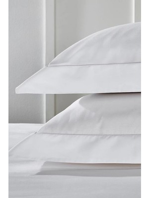 The White Company Single Row Cord Pamuklu Oxford Yastık Kılıfı – 2'li Set