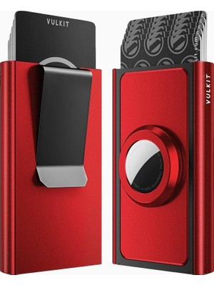 Vulkit Slim Unisex Rfıd Koruyucu Airtag’li Kart Cüzdan