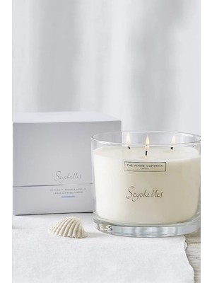 The White Company Seychelles Tropikal Kokulu Büyük Mum 770 G
