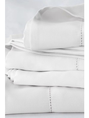 The White Company Connaught Mısır Pamuğu ve Ipek Karışımlı Düz Çarşaf
