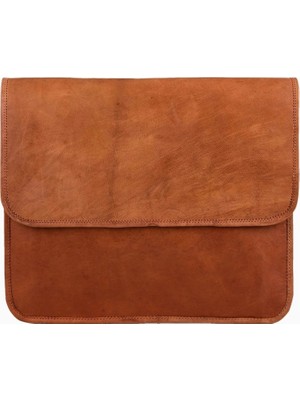 Berliner Bags Ghent Vintage Hakiki Deri 15 Inç Laptop Unisex Postacı Çantası