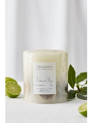 The White Company Lime & Bay Botanical Orta Boy Dekoratif Kokulu Mum 725 G