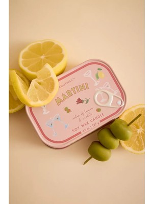 Anthropologie Paddywax Bistro Limon ve Menekşe Kokulu Teneke Mum