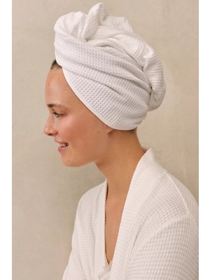 The White Company Organik Pamuk Saç Havlusu Wrap