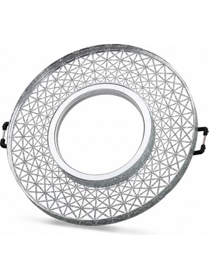 1 Adet Noas YL65 1767 Iris LED Çerçeveli 4000K Yuvarlak Kristal Cam Spot GU10 Duy