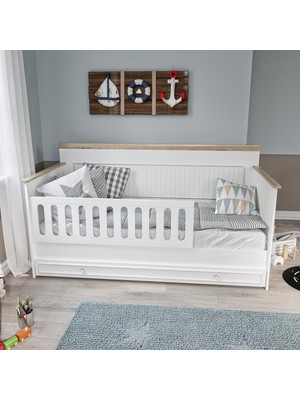 Baby Darling Taht Çekmeceli Karyola (90X200CM) %100 Mdf Montesori