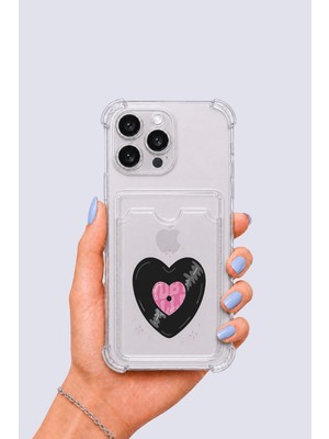 Aesco iPhone 16 Pro Max Kartlıklı Vinly Desenli Kılıf