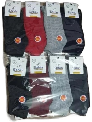 Efem İç Giyim 12'li Bayan Ters Havlu Kışlık Patik Çorap