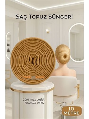 Modacar Saç Topuz Süngeri Sarı 10 Metre Forero Design 720600