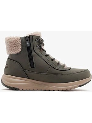 Skechers On-The-Go Stellar Alpine Adventure 144756 Olv Kadın Kar Botu - Haki