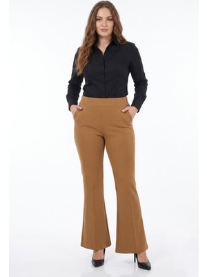Nazal Kadın İspanyol Paça Kumaş Pantolon BGL-ST02696