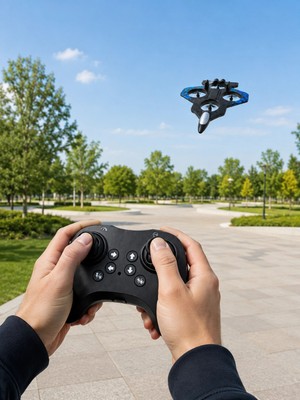Epilons Jet Tasarımlı Uzaktan Kumandalı Drone 4 Pervaneli 2.4g 360 Derece Takla LED Işıklı Uçak