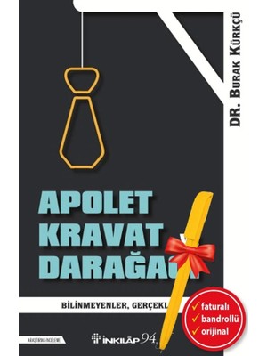 İnkılap Kitabevi Alfa Kalem+Apolet Kravat ve Darağacı (Burak Kürkçü)Araştırma Inkılap Kitap Set