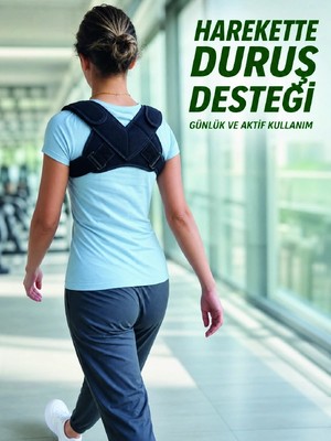 Nemere Dik Duruş Aparatı Klavikula Köprücük Kemiği ve Omuz Destekleyici Bandaj
