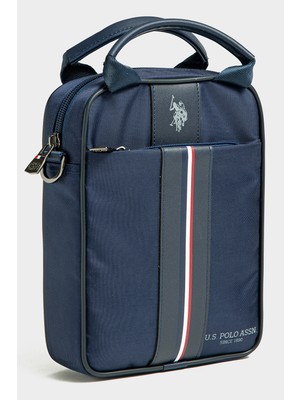 U.s. Polo Assn. Lacivert Erkek Omuz Askılı Postacı Çantası Kumaş Çapraz El Çantası 26059