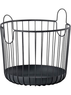 1001 Inu Sepet, Metal, Siyah, 30 cm