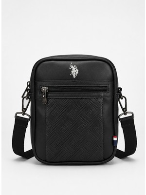 U.s. Polo Assn. Siyah Erkek Deri Çapraz Postacı Çanta 26077